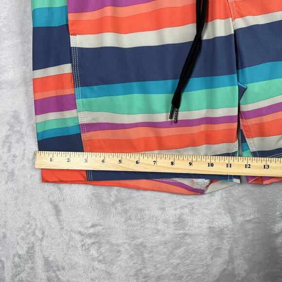 SAXX Swim Trunks Men's 32 Multicolor Beachy Resortwear Tie Swimwear Shorts - Picture 10 of 13